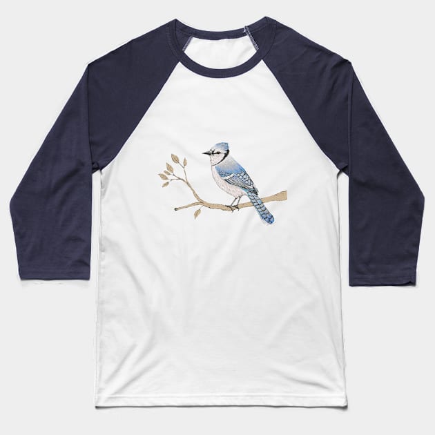 Blue jay Baseball T-Shirt by Bwiselizzy